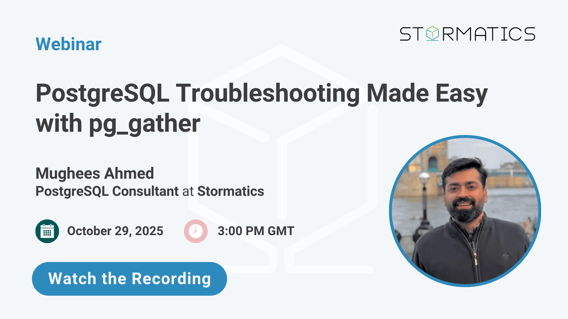 Webinar | PostgreSQL Troubleshooting Made Easy with pg_gather