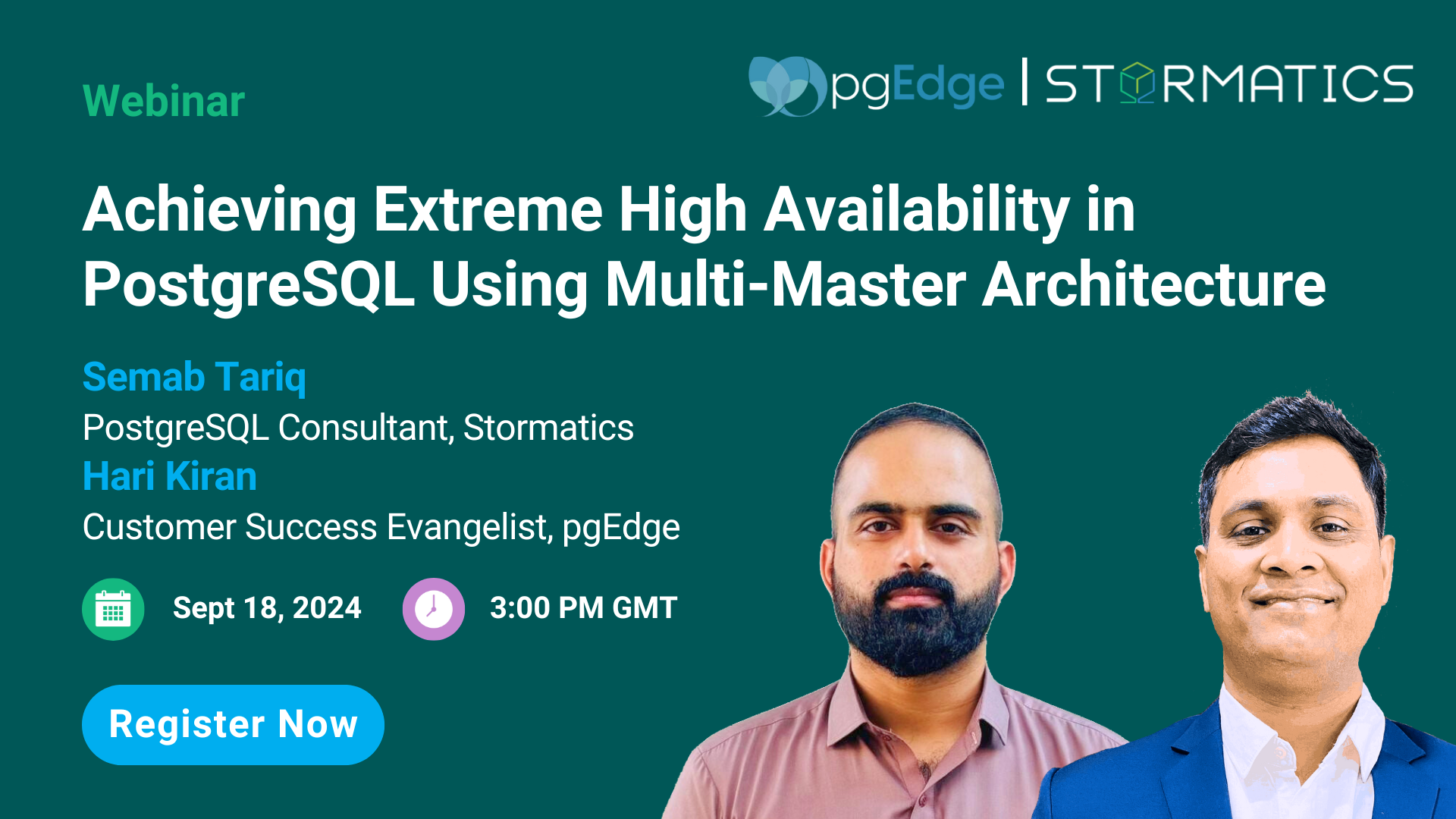 Webinar: Achieving Extreme High Availability in PostgreSQL Using Multi ...